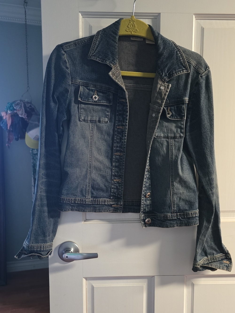 Rubbish Women's Faded Indigo Denim Jacket